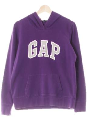 gap 퍼플포션 면혼방 스트레치후드티