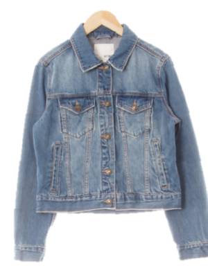 mixxo 중청 데님 워싱숏청재킷
