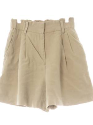 h&m 카키 듀얼핀턱와이드숏팬츠