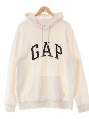 gap 오트밀 면혼방 빅패치로고루즈스웨트후디