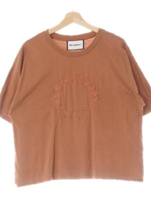 칼라거펠트 아몬드브라운 면 월계관자수레터루즈반팔티
