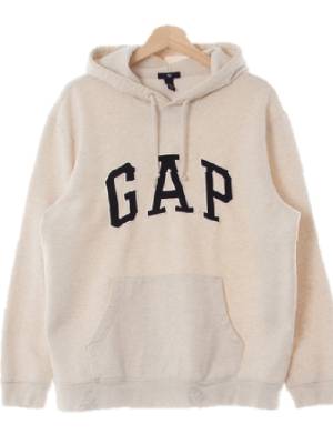 gap 오트밀 면혼방 빅아치로고스웨트후드티