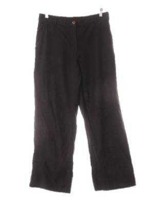 h&m 블랙 린넨혼방 와이드텐션팬츠