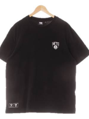 NBA 블랙 면 NETS반팔티