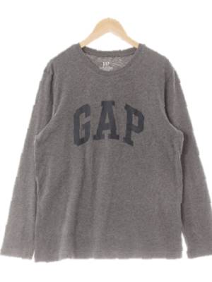 gap 멜란지그레이 프린팅 면혼방 볼드아치레터링크루넥티