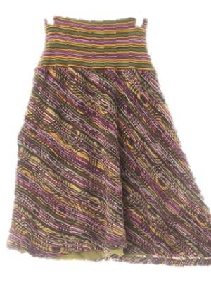 sportmissoni 딥그린딥퍼플 스트라이프 사선밴딩니트스커트