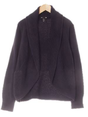 h&m 네이비 숄카라오픈형가디건