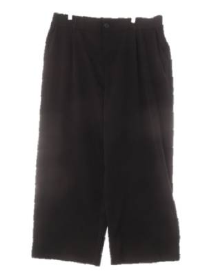 h&m 블랙 비스코스혼방 밴딩핀턱와이드팬츠