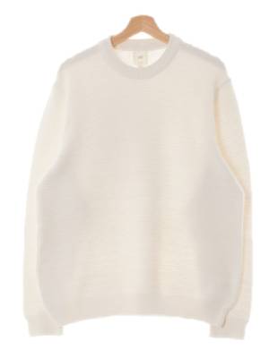 h&m 아이보리 면 와플긴팔니트스웨터