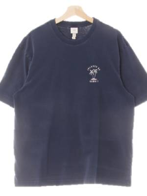 h&m 네이비 면 하와이루즈핏반팔티