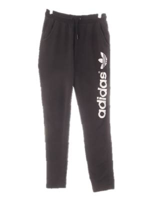 아디다스오리지널 블랙 면혼방 옆선라벨링츄리닝팬츠