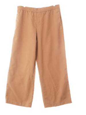 h&m 페블베이지 비스코스혼방 와이드심플팬츠