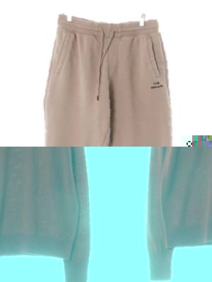 유니클로 가넷로즈레드 울 라운드넥베이직스웨터