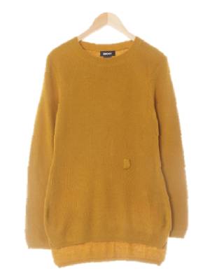 dkny 올리브 아크릴 보트넥롱트임스웨터