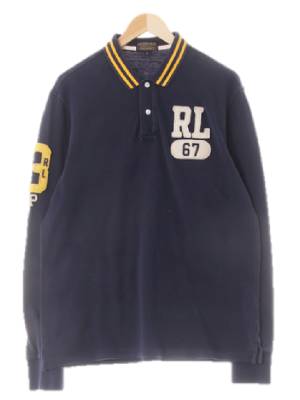 폴로진 네이비 면 RL패치카라티
