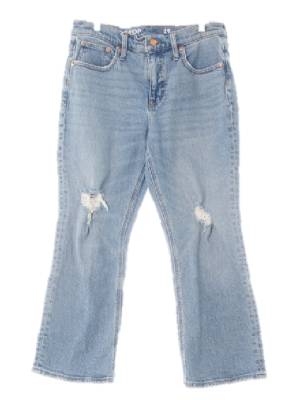 jcrew 블루 데님 데미지세미부츠컷진