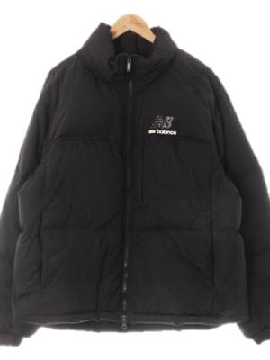 뉴발란스 블랙 구스 헤비푸퍼숏패딩점퍼