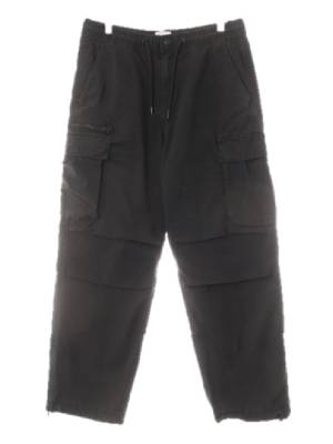 h&m 더스티블랙 면혼방 빅포켓건빵조거팬츠