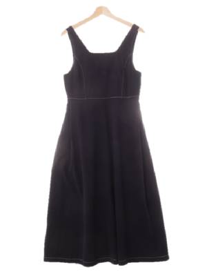 에잇세컨즈 네이비 스티치웜원피스