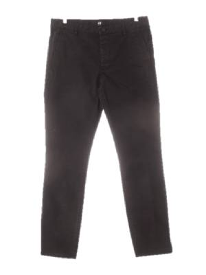 h&m 블랙 면혼방 스트레치워싱팬츠