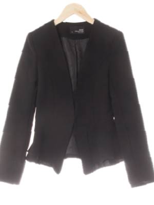 sensecollection 블랙 노카라블레이저