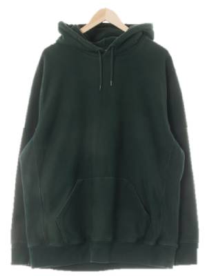 jcrew 딥그린 면혼방 기모루즈핏후드티