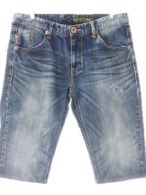 지프 진청 데님 빈티지워싱스티치7부진