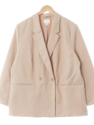 h&m 베이지 오버사이즈더블패디드블레이저