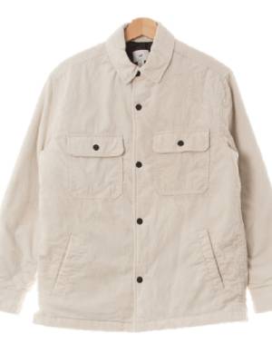 h&m 라이트베이지 리브드패딩재킷