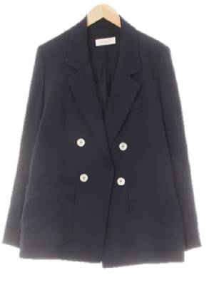 지고트 네이비 더블버튼풀테일러자켓
