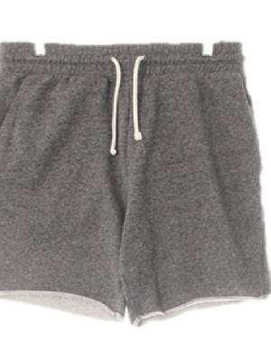 h&m 다크멜란지그레이 면혼방 미드트레이닝숏츠 