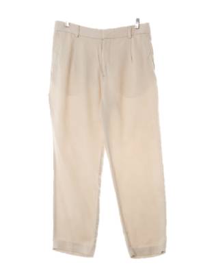 h&m 아이보리 원핀턱테이퍼드팬츠 