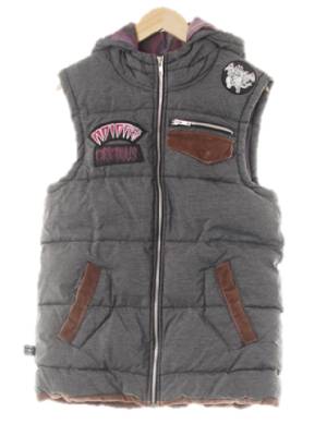 아디다스오리지널 멜란지그레이밀크초코브라운 캐스퍼패치패딩베스트