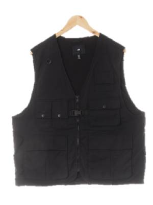 h&m 블랙 멀티포켓버클베스트