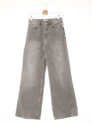 h&m 그레이 데님 세미부츠컷진