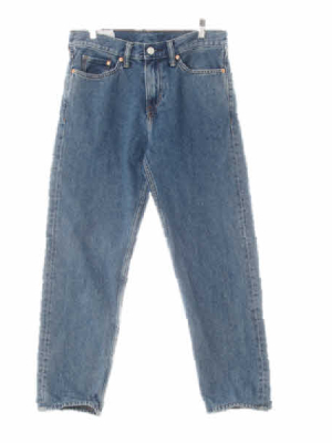 h&m 진청 데님 릴렉스드워시드베이직진
