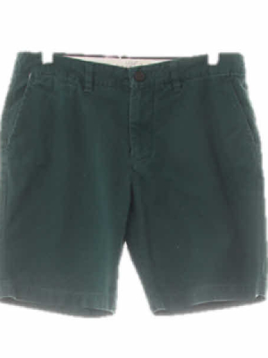 h&m 포레스트틸그린 면 워시드치노숏츠
